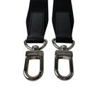 Louis Vuitton Shoulder Strap for Bag Logo Silver Black — view 3