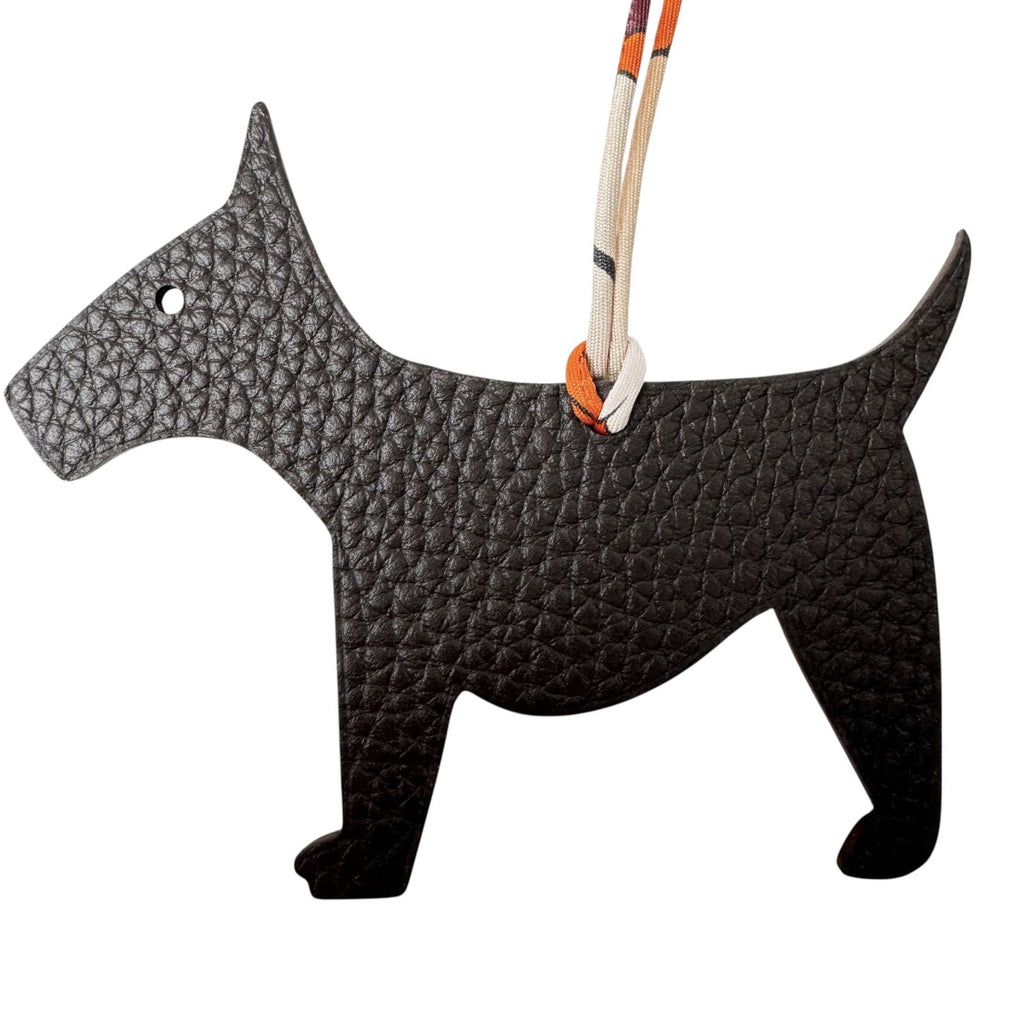 Hermes Petit H Dog Charm Keychain — view 4