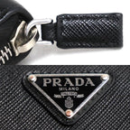 Prada Triangle Coin Purse Black — view 6