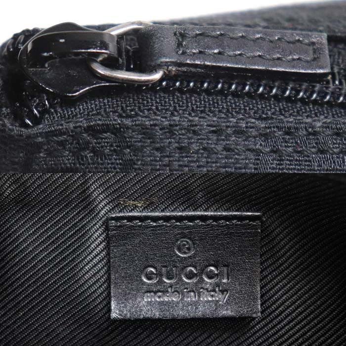 Gucci GG Canvas Pouch Black Handbag — view 6