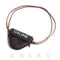 Celine Triomphe Triangle Shoulder Bag Brown