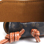 Celine Triomphe Triangle Shoulder Bag Brown — view 5