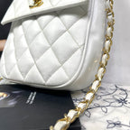 Chanel Vintage Turnlock Quilted Chain Shoulder Bag — view 6