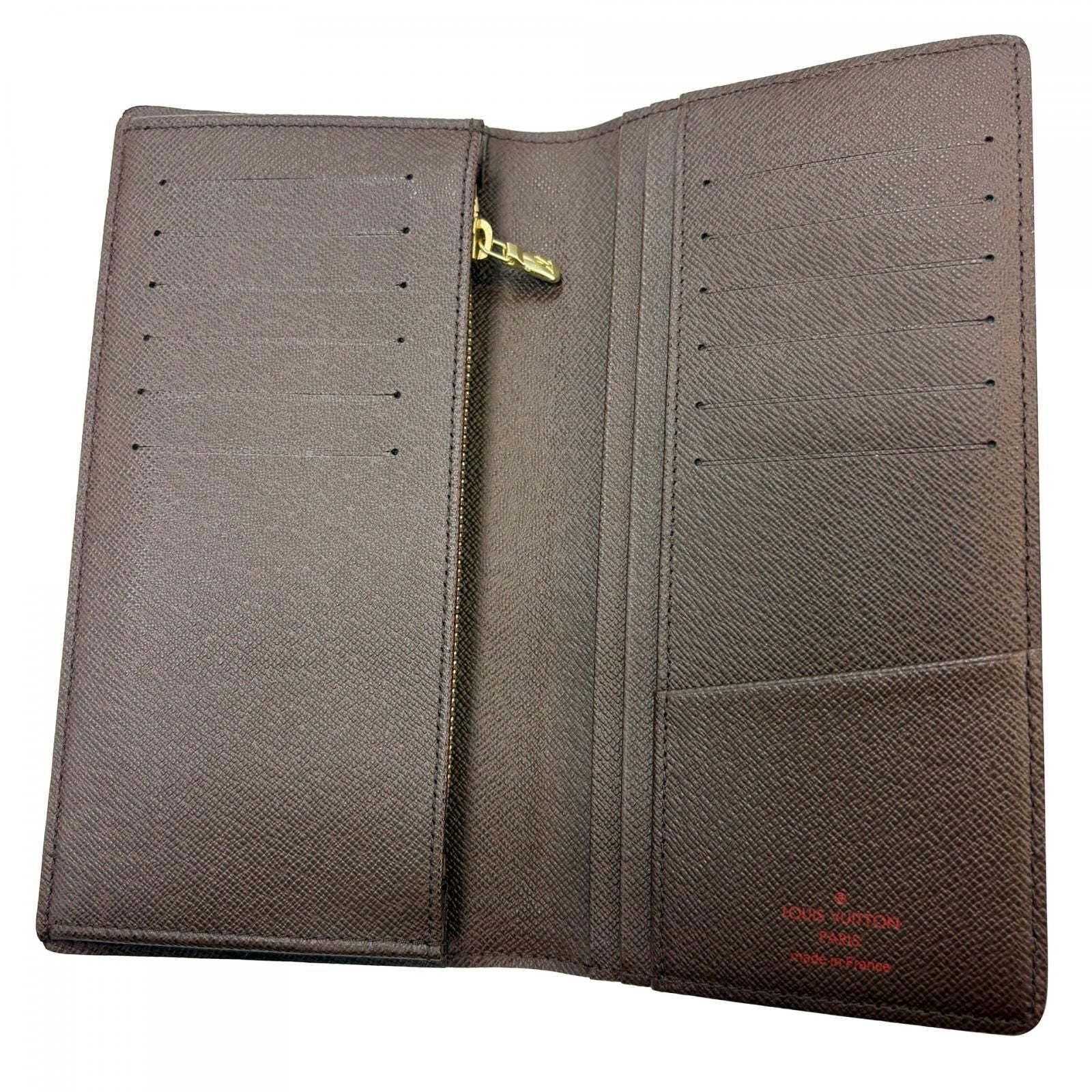 Louis Vuitton Portefeuille Brazza Damier Bifold Wallet Brown — view 4