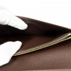 Louis Vuitton Portefeuille Brazza Damier Bifold Wallet Brown — view 5
