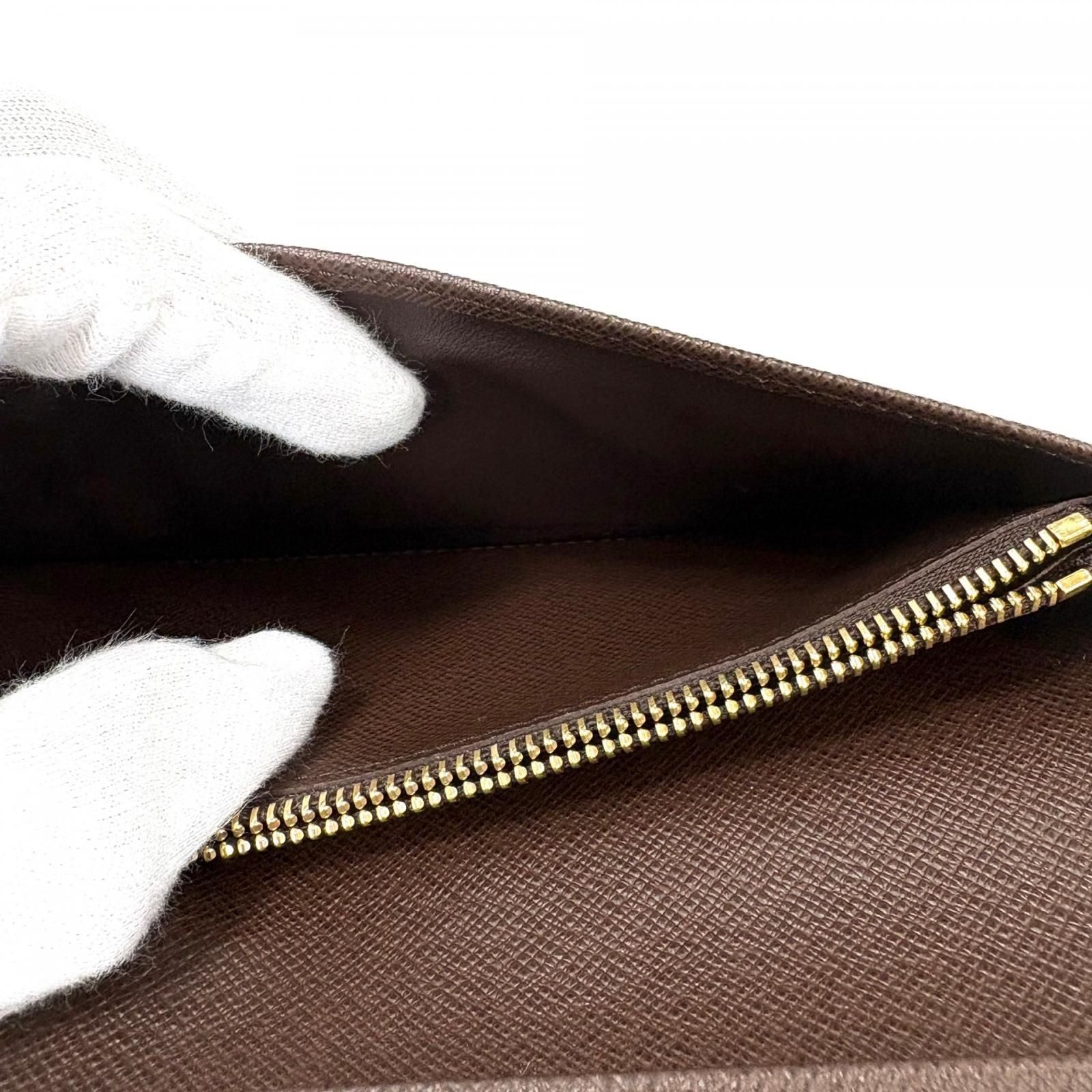 Louis Vuitton Portefeuille Brazza Damier Bifold Wallet Brown — view 5