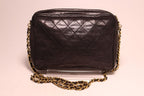 Chanel Quilted Lambskin Chain Shoulder Bag — view 2