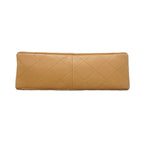Chanel Shoulder Bag Quilted Lambskin Beige Gold — view 3