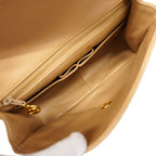 Chanel Shoulder Bag Quilted Lambskin Beige Gold — view 4