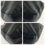 Gucci Black Silver Leather Tote Bag — view 3
