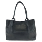 Gucci Black Silver Leather Tote Bag — view 2