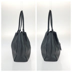 Gucci Black Silver Leather Tote Bag — view 8