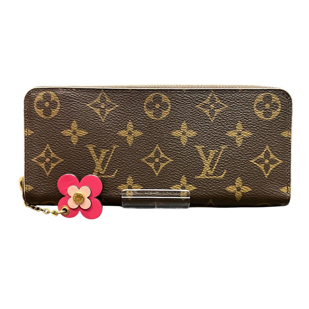 Louis Vuitton Portefeuille Clemence Monogram Wallet Canvas