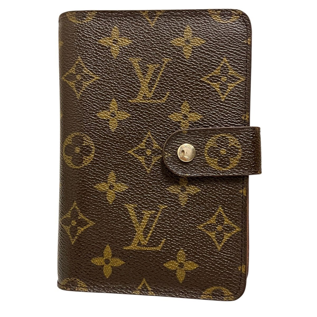 Louis Vuitton Porto Papier Zip Monogram Bifold Wallet Canvas