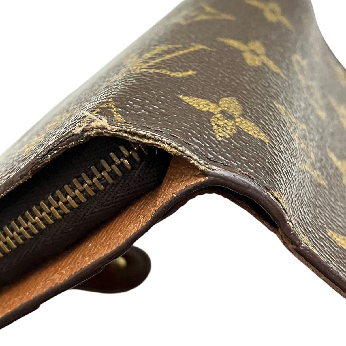 Louis Vuitton Porto Papier Zip Monogram Bifold Wallet Canvas — view 7