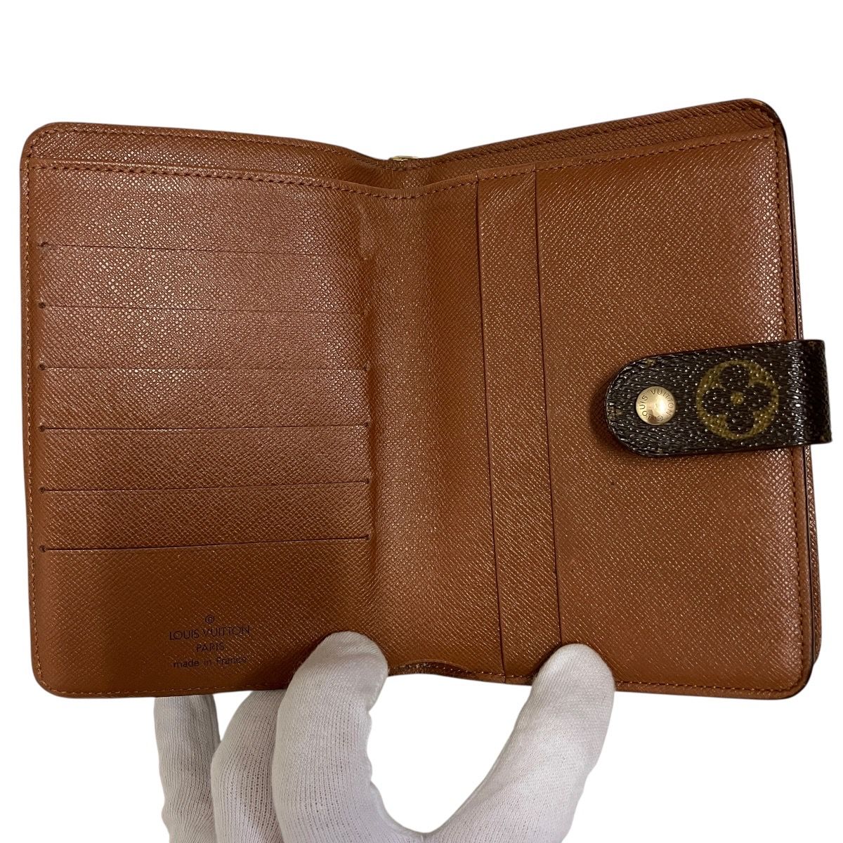 Louis Vuitton Porto Papier Zip Monogram Bifold Wallet Canvas — view 3