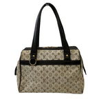 Louis Vuitton Josephine PM Monogram Mini Boston Bag Canvas Leather