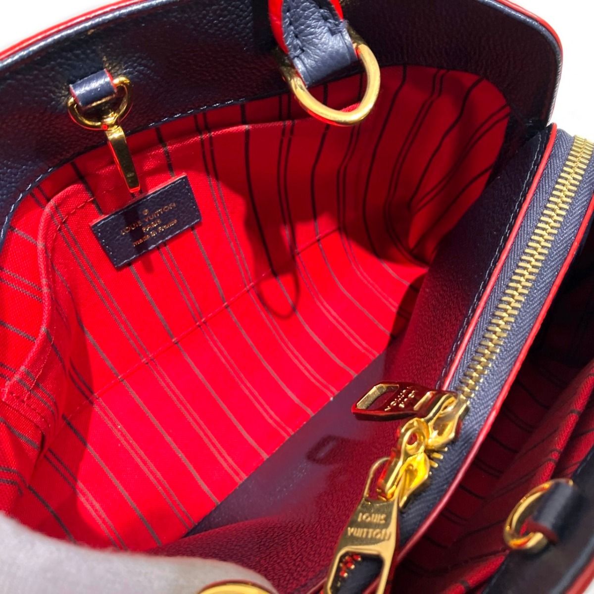 Louis Vuitton Montaigne BB Monogram Empreinte Handbag Leather — view 6