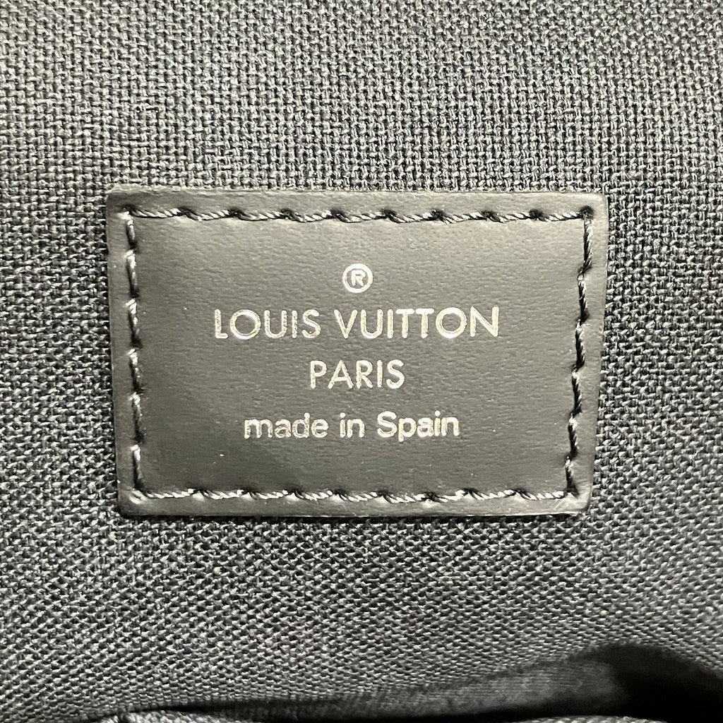 Louis Vuitton Porte Documents Voyage Damier Cobalt Business Bag Canvas Leather — view 4