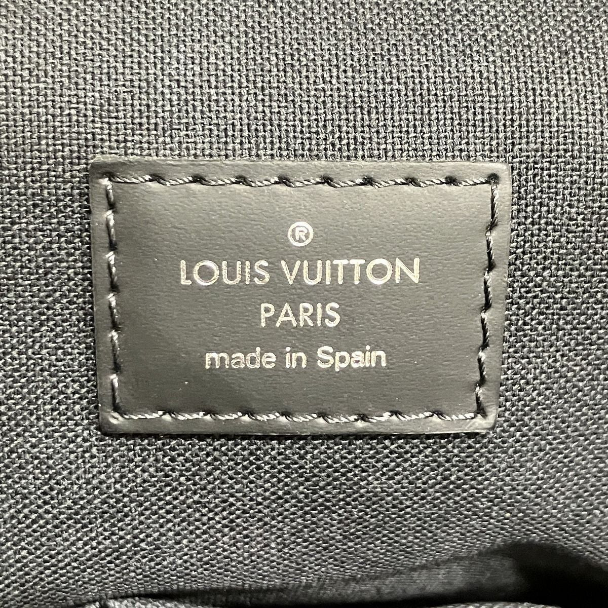Louis Vuitton Porte Documents Voyage Damier Cobalt Business Bag Canvas Leather — view 4