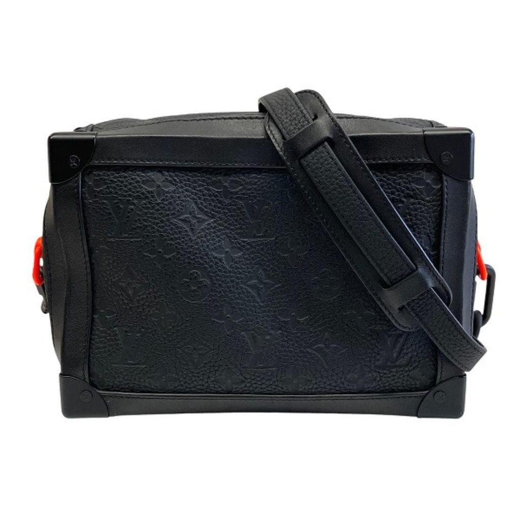 Louis Vuitton Soft Trunk Monogram Shoulder Bag Taurillon Leather