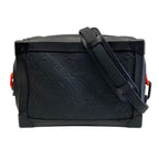 Louis Vuitton Soft Trunk Monogram Shoulder Bag Taurillon Leather