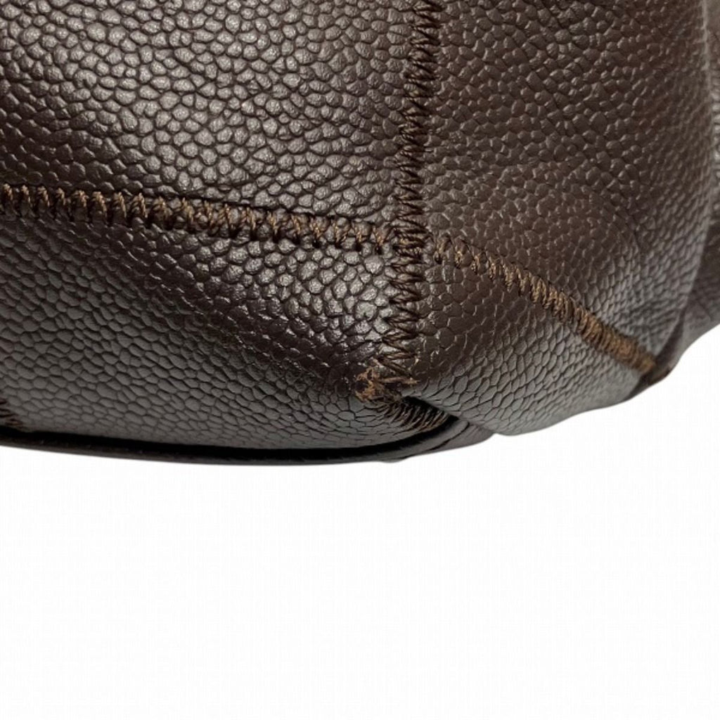 Chanel Choco Bar Tote Bag Caviar Leather — view 5