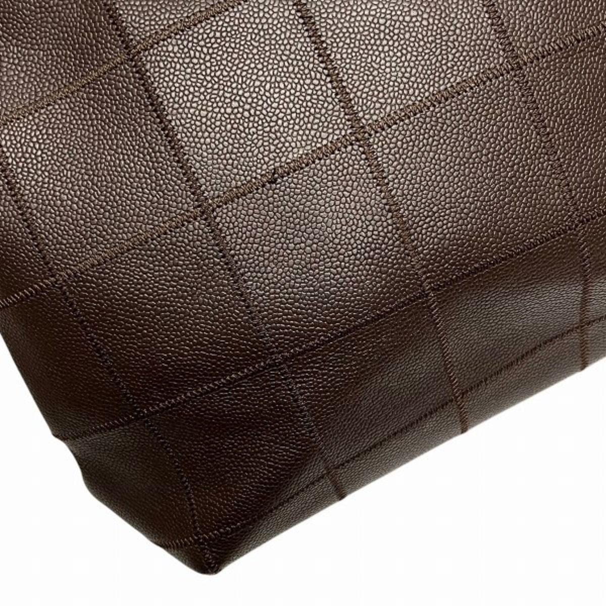 Chanel Choco Bar Tote Bag Caviar Leather — view 7