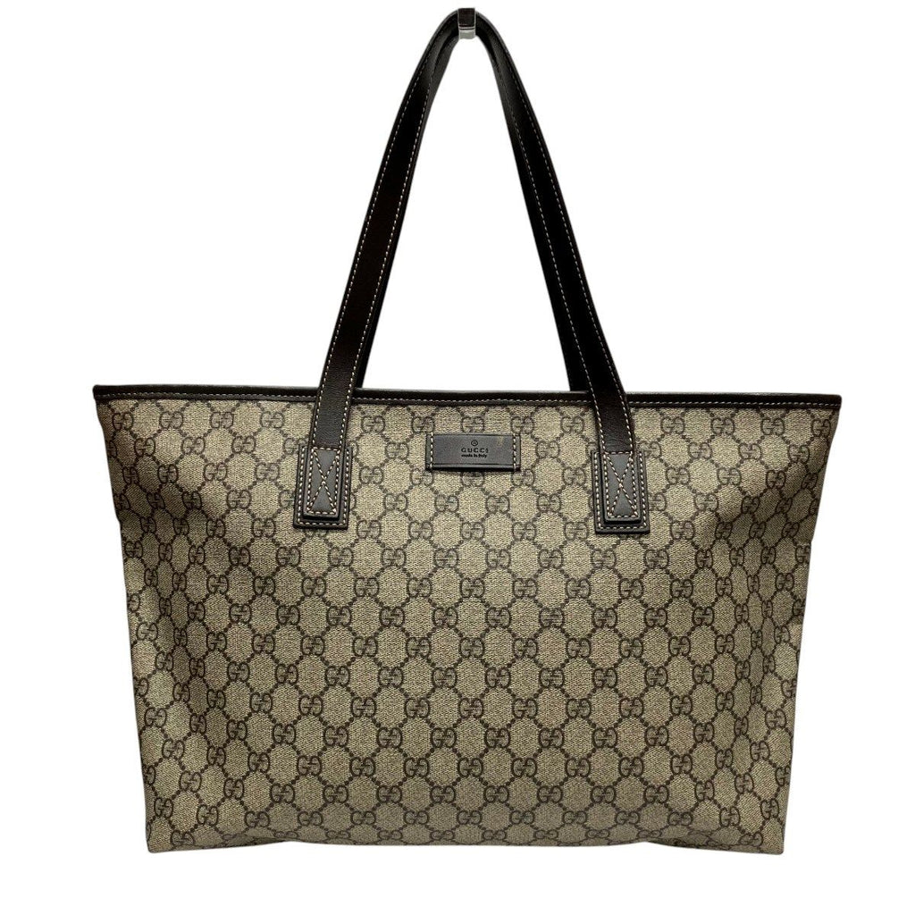 Gucci GG Supreme Tote Bag Canvas