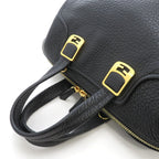 Fendi Chameleon Large 2-Way Shoulder Bag Leather Black — view 3