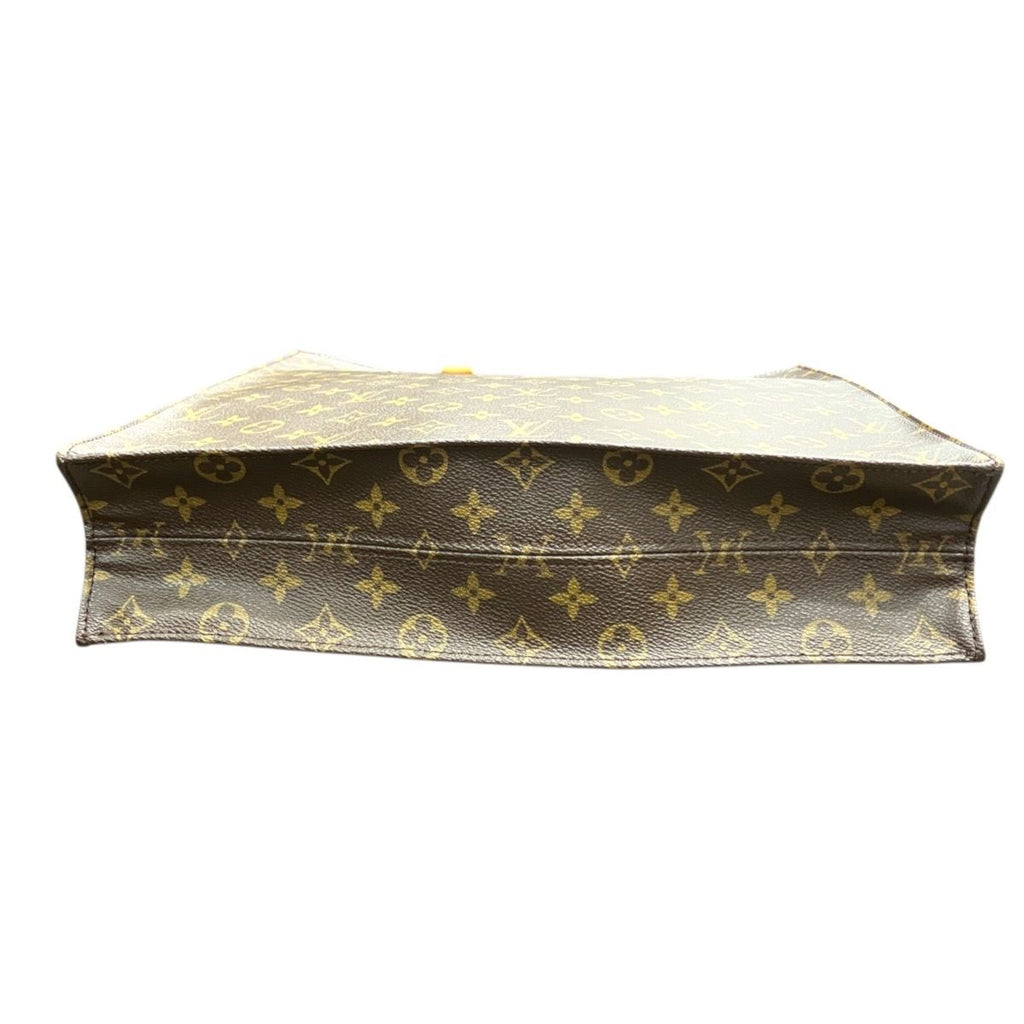 Louis Vuitton Monogram Sac Plat Tote Bag Canvas — view 3