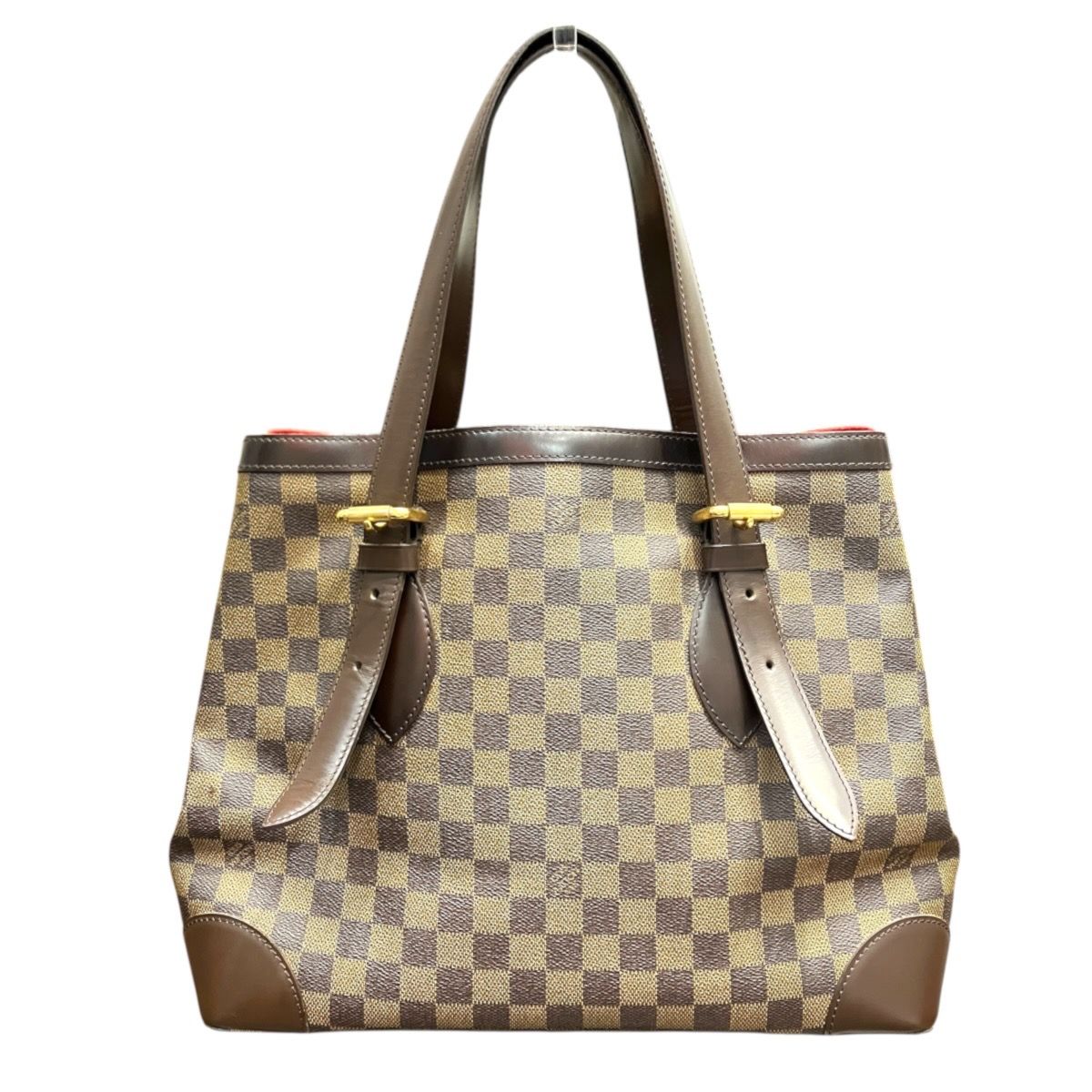 Louis Vuitton Damier Hampstead MM Shoulder Bag Canvas Leather — view 2