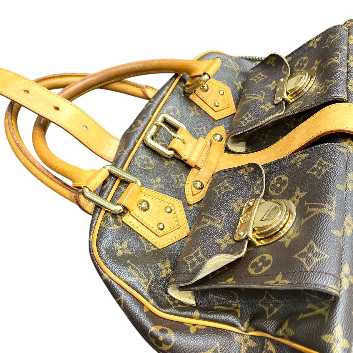 Louis Vuitton Monogram Manhattan GM Handbag Canvas — view 6