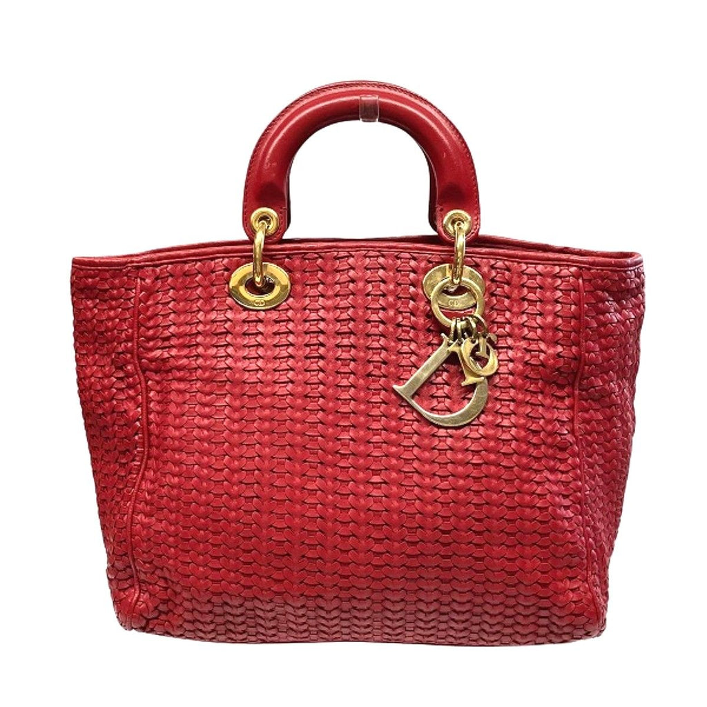 Dior Intrecciato Lady Dior Handbag Leather