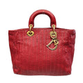 Dior Intrecciato Lady Dior Handbag Leather