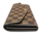 Louis Vuitton Portefeuille Sarah Ebene Damier Wallet Canvas — view 8