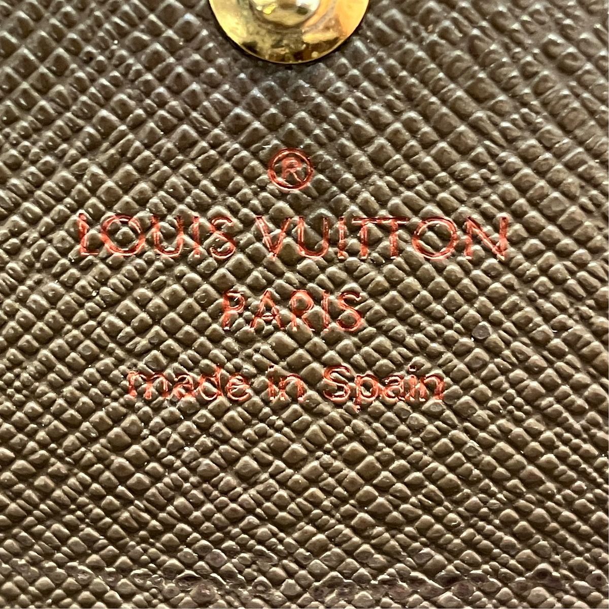 Louis Vuitton Portefeuille Sarah Ebene Damier Wallet Canvas — view 4
