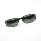Loewe Vintage Sunglasses Metal Frame Side Logo Design Eyewear