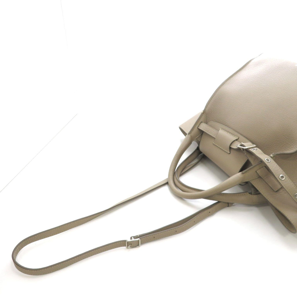 Celine Big Small Shoulder Bag Leather Beige — view 3