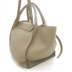Celine Big Small Shoulder Bag Leather Beige — view 2