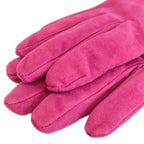 Gucci Gloves Suede Bee Ribbon S Pink — view 4