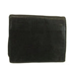 Chanel Vintage Coin Purse Bifold Leather CC Logo Stitch Black — view 2