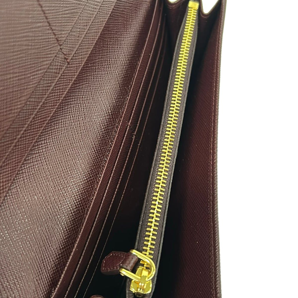Prada Wallet Bordeaux Leather — view 4