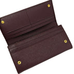 Prada Wallet Bordeaux Leather — view 3