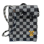 Louis Vuitton Shoulder Bag Steamer XS Black White Damier Distorted 2-Way