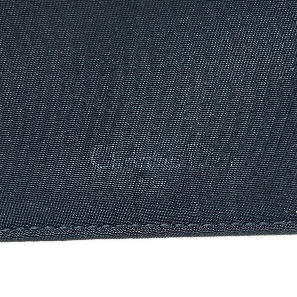 Dior Wallet Logo Glam Dark Navy Ivory — view 6