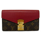 Louis Vuitton Wallet Monogram Portefeuille Pallas Cerise Leather