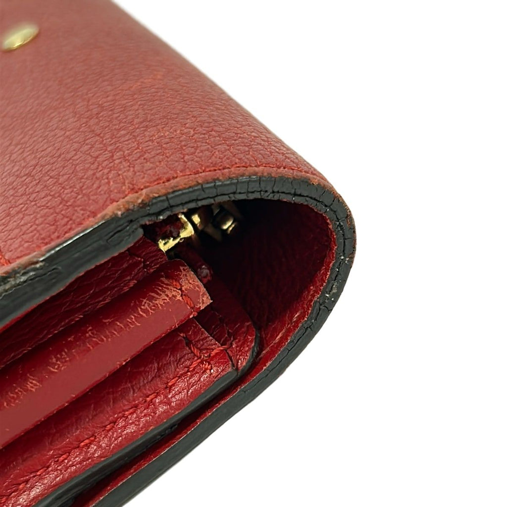 Louis Vuitton Wallet Monogram Portefeuille Pallas Cerise Leather — view 7