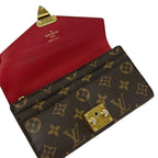 Louis Vuitton Wallet Monogram Portefeuille Pallas Cerise Leather — view 3