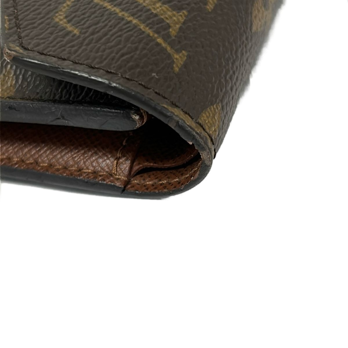Louis Vuitton Trifold Wallet Monogram Portefeuille Victorine Leather Cowhide — view 8